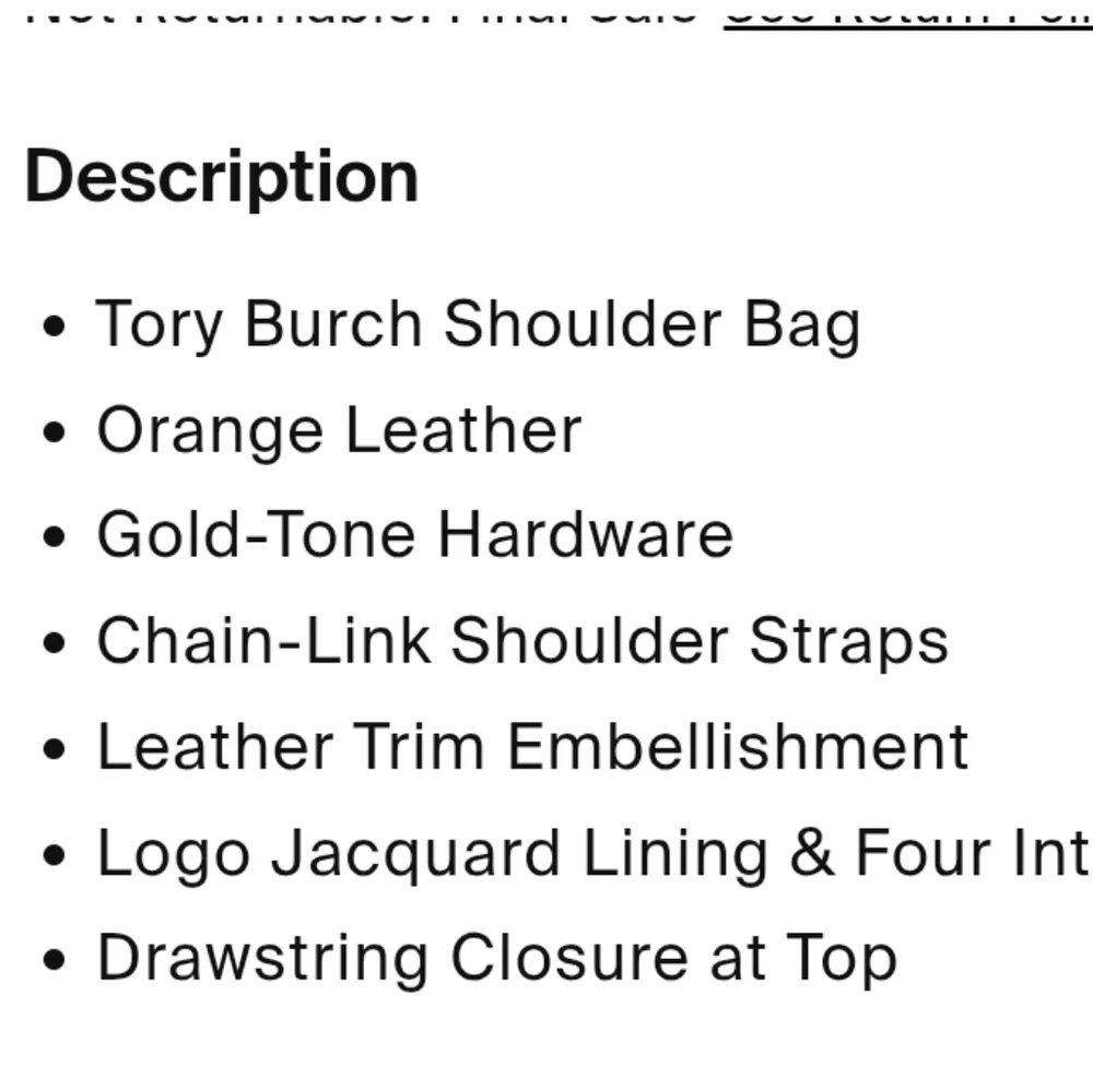 Tory Burch Vibrant Orange Shoulder Bag - Picture 8 of 9